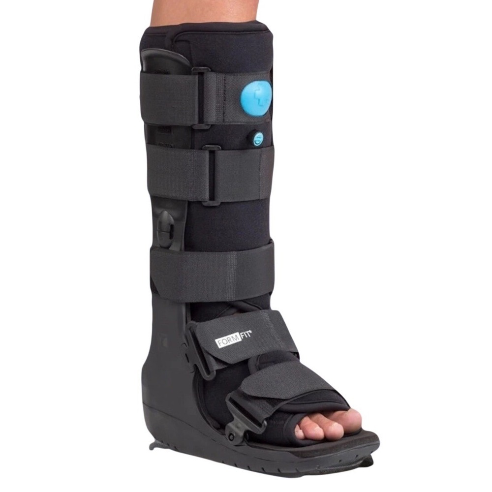 Ossur Air Equalizer Hi-Top Form Fit Orthopedic Walking Boot A-W0400BLK Black New